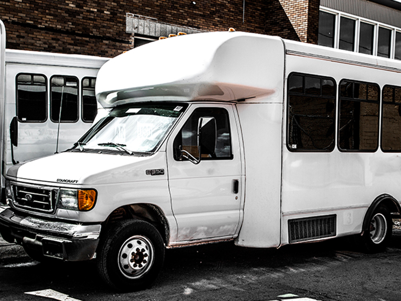 white party bus